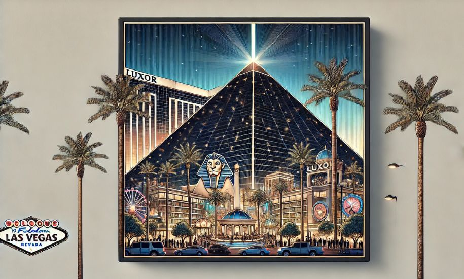 Las Vegas Hotel Shaped Like a Pyramid